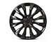 Denali 12-Spoke Replica Gloss Black 6-Lug Wheel; 24x10; 31mm Offset (07-13 Silverado 1500)