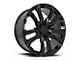 GM Split 5-Spoke Replica Gloss Black 6-Lug Wheel; 22x9; 28mm Offset (07-13 Silverado 1500)