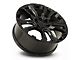 GM Split 5-Spoke Replica Gloss Black 6-Lug Wheel; 22x9; 28mm Offset (07-13 Silverado 1500)