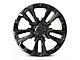 GM Split 5-Spoke Replica Gloss Black 6-Lug Wheel; 22x9; 28mm Offset (07-13 Silverado 1500)