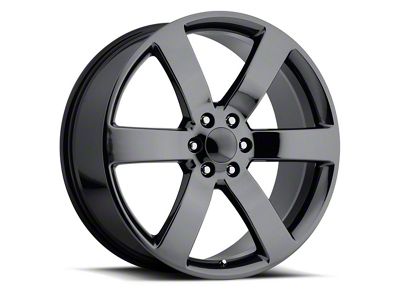 Tahoe Replica Satin Black 6-Lug Wheel; 22x9; 22mm Offset (07-13 Silverado 1500)