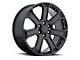 Yukon Denali Replica Gloss Black 6-Lug Wheel; 22x9; 31mm Offset (07-13 Silverado 1500)