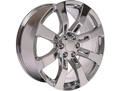 CA82 Chrome 6-Lug Wheel; 22x9; 31mm Offset (07-13 Sierra 1500)