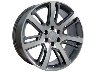 CA88 Machined 6-Lug Wheel; 22x9; 31mm Offset (07-13 Sierra 1500)