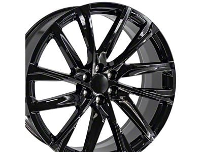 CA90 Black 6-Lug Wheel; 26x10; 28mm Offset (07-13 Sierra 1500)