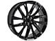 CA90 Black 6-Lug Wheel; 26x10; 28mm Offset (07-13 Sierra 1500)