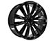 CA91 Black 6-Lug Wheel; 26x10; 28mm Offset (07-13 Sierra 1500)