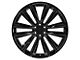 CA91 Black 6-Lug Wheel; 26x10; 28mm Offset (07-13 Sierra 1500)