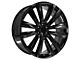 CA91 Black 6-Lug Wheel; 26x10; 28mm Offset (07-13 Sierra 1500)