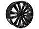 CA91 Black 6-Lug Wheel; 26x10; 28mm Offset (07-13 Sierra 1500)