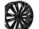 CA91 Black 6-Lug Wheel; 26x10; 28mm Offset (07-13 Sierra 1500)