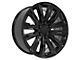 CA91 Gloss Black 6-Lug Wheel; 20x9; 28mm Offset (07-13 Sierra 1500)