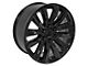 CA91 Gloss Black 6-Lug Wheel; 20x9; 28mm Offset (07-13 Sierra 1500)