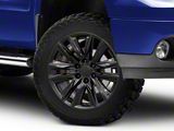 CA91 Gloss Black 6-Lug Wheel; 20x9; 28mm Offset (07-13 Sierra 1500)