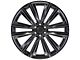 CA91 Satin Black 6-Lug Wheel; 26x10; 28mm Offset (07-13 Sierra 1500)