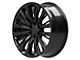 CA93 Gloss Black 6-Lug Wheel; 22x9; 28mm Offset (07-13 Sierra 1500)