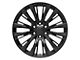 CA93 Gloss Black 6-Lug Wheel; 22x9; 28mm Offset (07-13 Sierra 1500)