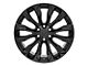 CV30 Gloss Black 6-Lug Wheel; 22x9; 28mm Offset (07-13 Sierra 1500)