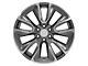 CV32 Gunmetal Machined 6-Lug Wheel; 22x9; 28mm Offset (07-13 Sierra 1500)