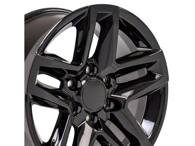 CV34B Black 6-Lug Wheel; 18x8.5; 26mm Offset (07-13 Sierra 1500)