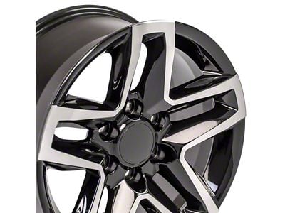 CV34B Machined 6-Lug Wheel; 18x8.5; 26mm Offset (07-13 Sierra 1500)