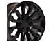 CV35 Black 6-Lug Wheel; 18x8.5; 24mm Offset (07-13 Sierra 1500)