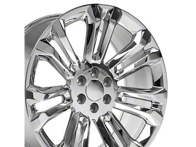 CV43 Chrome 6-Lug Wheel; 24x10; 24mm Offset (07-13 Sierra 1500)