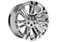 CV43 Chrome 6-Lug Wheel; 24x10; 24mm Offset (07-13 Sierra 1500)