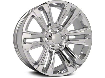 CV44 Chrome 6-Lug Wheel; 22x9; 24mm Offset (07-13 Sierra 1500)