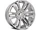 CV44 Chrome 6-Lug Wheel; 22x9; 24mm Offset (07-13 Sierra 1500)