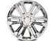 CV44 Chrome 6-Lug Wheel; 22x9; 24mm Offset (07-13 Sierra 1500)