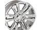 CV44 Chrome 6-Lug Wheel; 22x9; 24mm Offset (07-13 Sierra 1500)