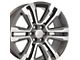 CV44 Gunmetal Machined 6-Lug Wheel; 22x9; 24mm Offset (07-13 Sierra 1500)