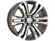 CV44 Gunmetal Machined 6-Lug Wheel; 20x9; 24mm Offset (07-13 Sierra 1500)