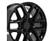 CV62 Gloss Black 6-Lug Wheel; 20x9; 28mm Offset (07-13 Sierra 1500)