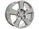 CV76 Chrome 6-Lug Wheel; 20x9; 27mm Offset (07-13 Sierra 1500)