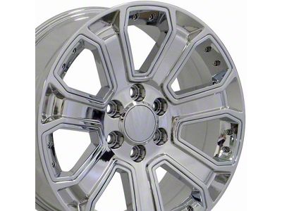 CV93 Chrome 6-Lug Wheel; 20x8.5; 31mm Offset (07-13 Sierra 1500)