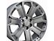 CV93B Hyper Black with Chrome Insert 6-Lug Wheel; 22x9; 31mm Offset (07-13 Sierra 1500)