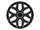 CV98B Black Milled 6-Lug Wheel; 26x10; 24mm Offset (07-13 Sierra 1500)