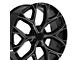 CV98B Black Milled 6-Lug Wheel; 26x10; 24mm Offset (07-13 Sierra 1500)