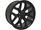 CV98B Satin Black 6-Lug Wheel; 24x10; 24mm Offset (07-13 Sierra 1500)