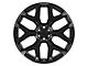 CV98B Satin Black 6-Lug Wheel; 26x10; 24mm Offset (07-13 Sierra 1500)