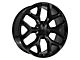 CV98B Satin Black 6-Lug Wheel; 26x10; 24mm Offset (07-13 Sierra 1500)