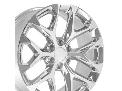 CV98C Chrome 6-Lug Wheel; 22x9; 28mm Offset (07-13 Sierra 1500)