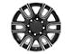 CV96B Black Machined 8-Lug Wheel; 20x8.5; 47mm Offset (11-14 Sierra 2500 HD)