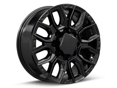 CV97B Black 8-Lug Wheel; 20x8.5; 47mm Offset (11-14 Sierra 2500 HD)