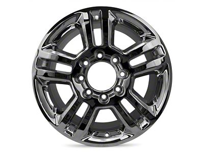 Double 5-Spoke Chrome 8-Lug Wheel; 20x8.5; 44mm Offset (11-14 Sierra 2500 HD)