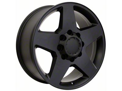 Silverado Style Matte Black 8-Lug Wheel; 20x8.5; 44mm Offset (11-14 Sierra 2500 HD)