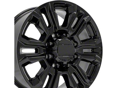 CV70B Black 8-Lug Wheel; 20x8.5; 47mm Offset (11-14 Sierra 3500 HD SRW)