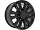 CV70B Black 8-Lug Wheel; 20x8.5; 47mm Offset (11-14 Sierra 3500 HD SRW)